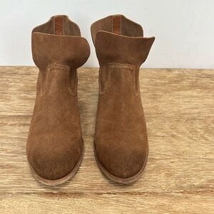 BP Cognac Suede Boots